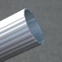 Mât aluminium anodisé pour panneau routier